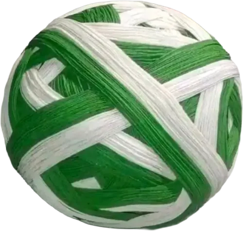 Vibrant 2 color white and green colorful 9-thread cotton kite string (dor) pinna price for Basant 2026.